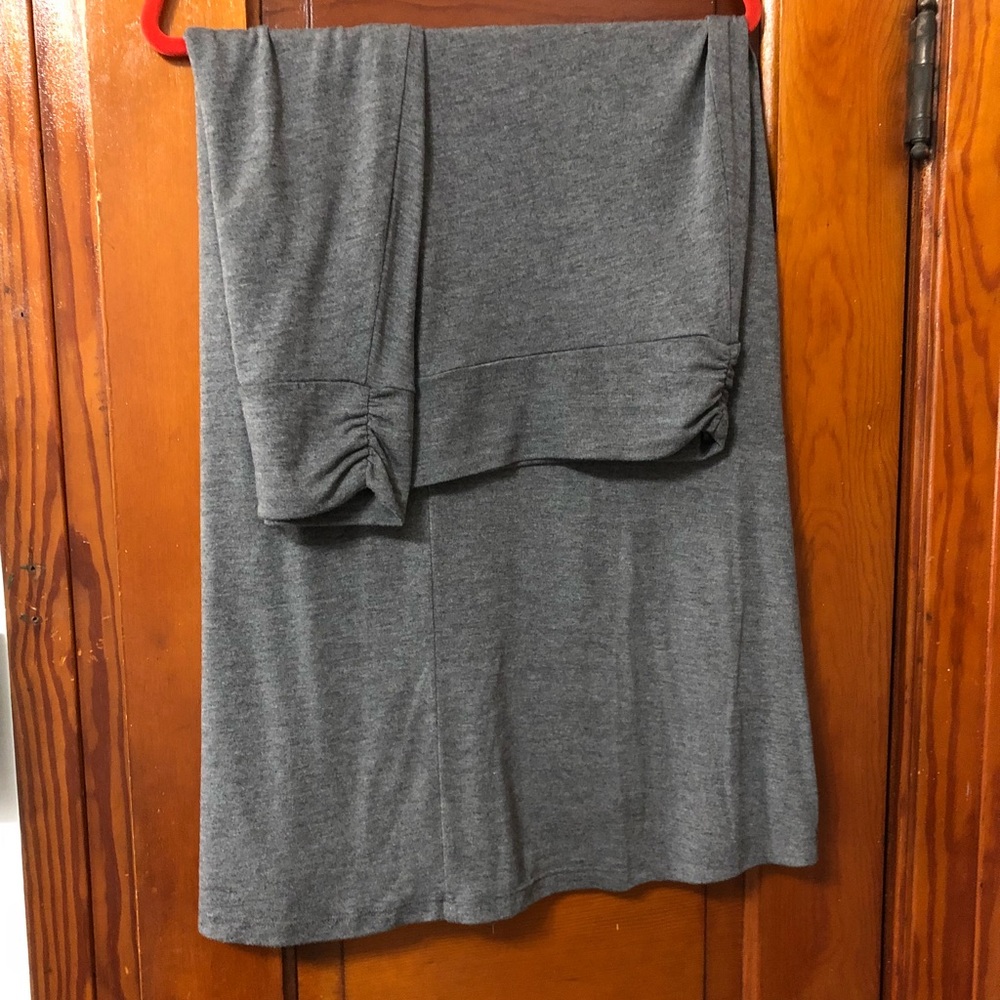 Gray maxi shirt